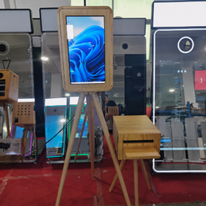 Booth Station Studio Photo Booth with Printer Stand