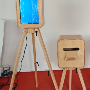 Booth Station Studio Photo Booth with Printer Stand