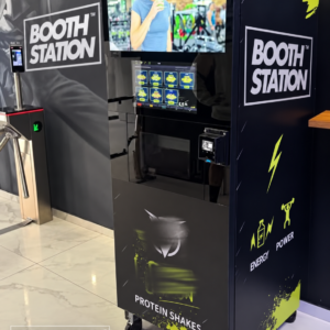 Intelligent Dual-Screen Gym Drink Vending Machine